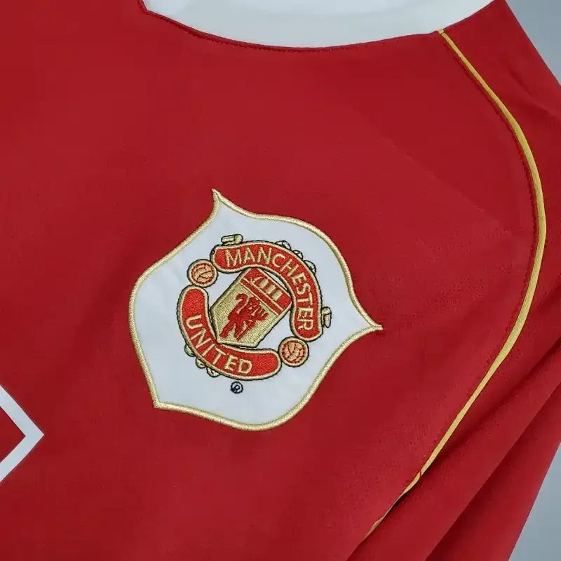 Retro Manchester United 2006-2007 home Long Sleeve