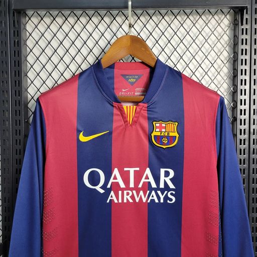 Retro FC Barcelona 2014-2015 home Long Sleeve