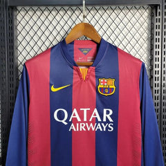 Retro FC Barcelona 2014-2015 home Long Sleeve