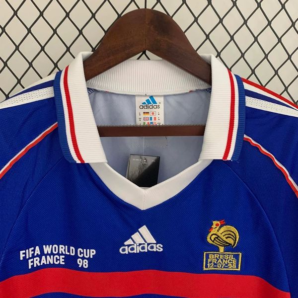 Retro France national 1998 home Long Sleeve