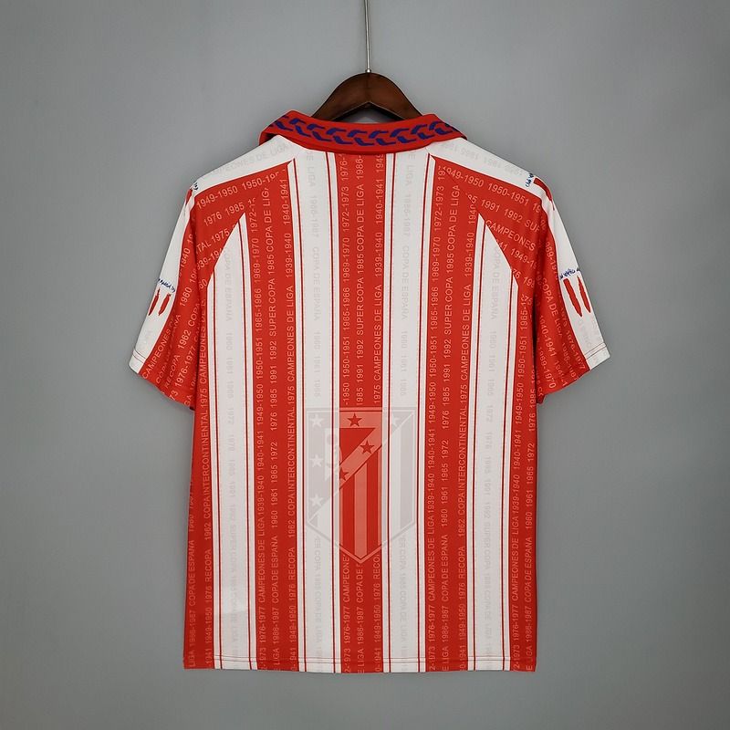 Retro Atletico Madrid 1995-1996 home game