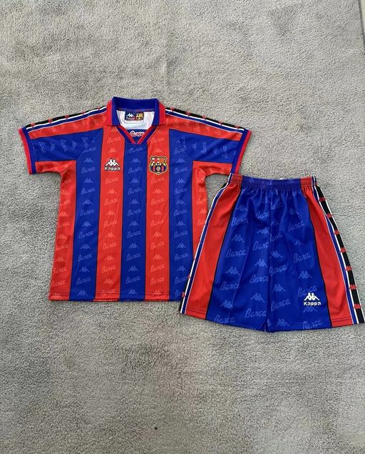 Retro Kid Size FC Barcelona 1996-1997 home