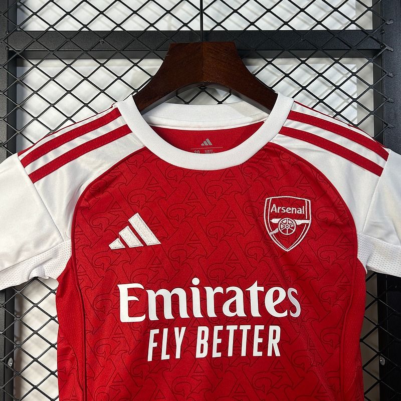 Kid Size Arsenal FC 2025-2026 home