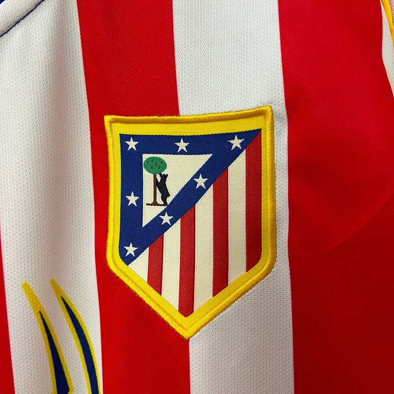 Retro Atletico Madrid 2004-2005 home Long Sleeve