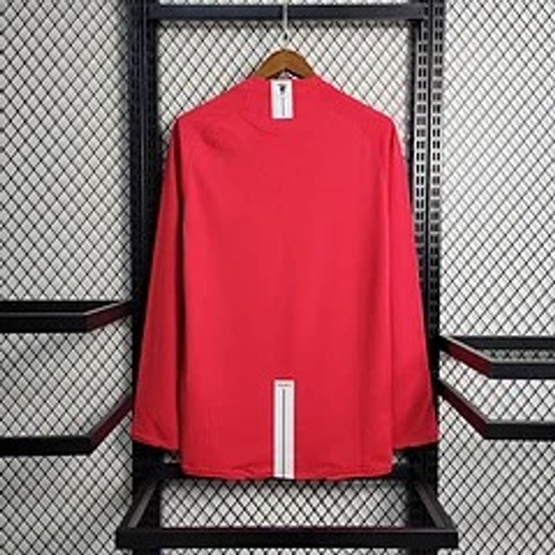 Retro Manchester United 2007-2008 UCL  home Long Sleeve