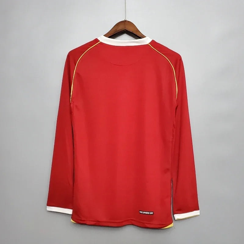 Retro Manchester United 2006-2007 home Long Sleeve