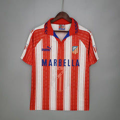 Retro Atletico Madrid 1995-1996 home game