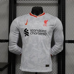 Liverpool FC 2024-2025 second away player Long Sleeve