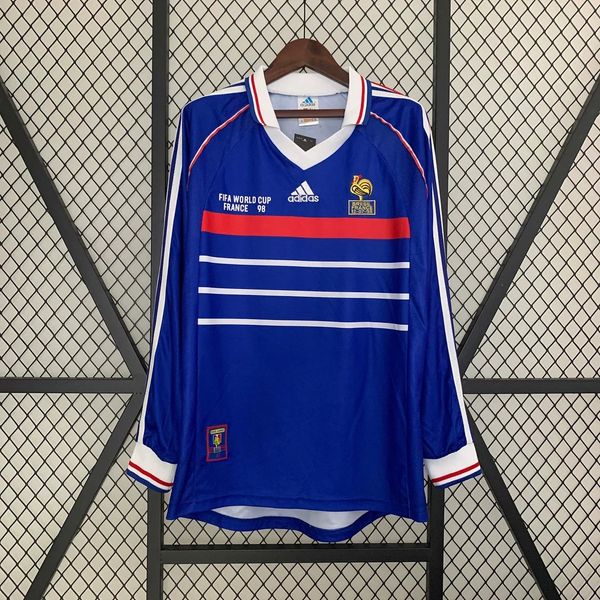 Retro France national 1998 home Long Sleeve