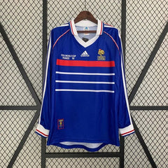 Retro France national 1998 home Long Sleeve