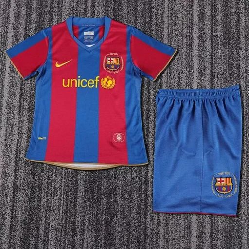 Retro Kid Size FC Barcelona 2007-2008 home