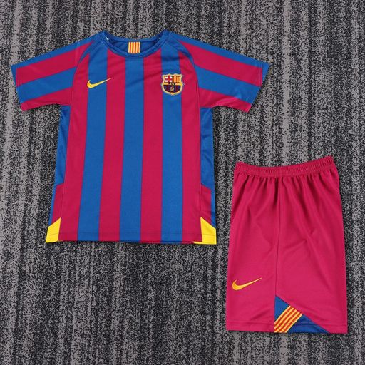 Retro Kid Size FC Barcelona 2005-2006 home game