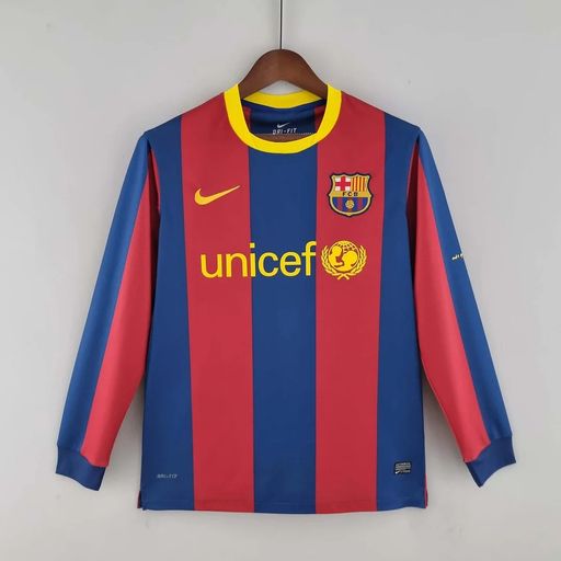 Retro FC Barcelona 2010-2011 home Long Sleeve