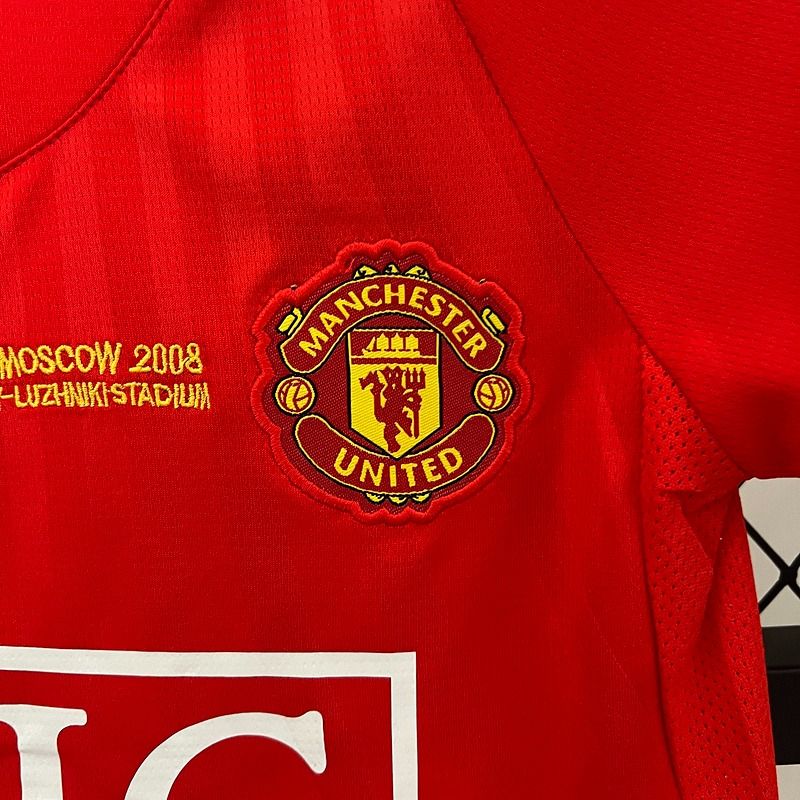 Retro Kid Size Manchester United 2007-2008 home game