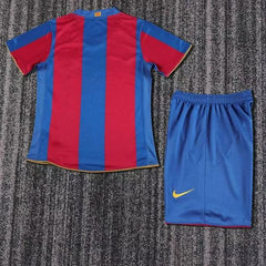 Retro Kid Size FC Barcelona 2007-2008 home