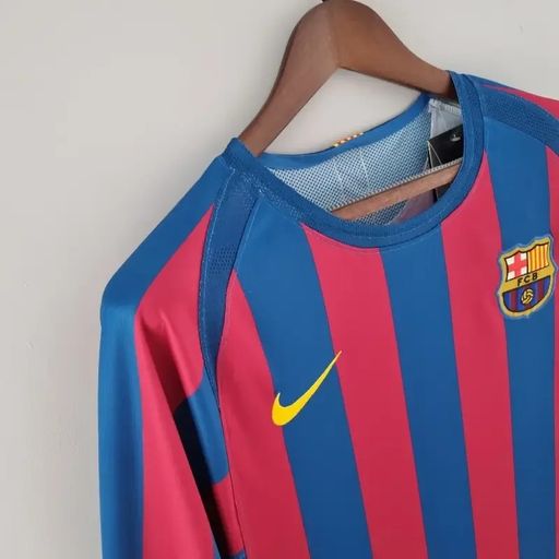 Retro FC Barcelona 2005-2006 home Long Sleeve