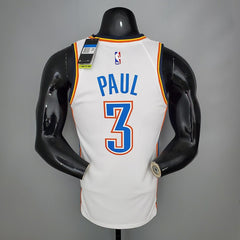 PAUL#3 Thunder White NBA Jersey
