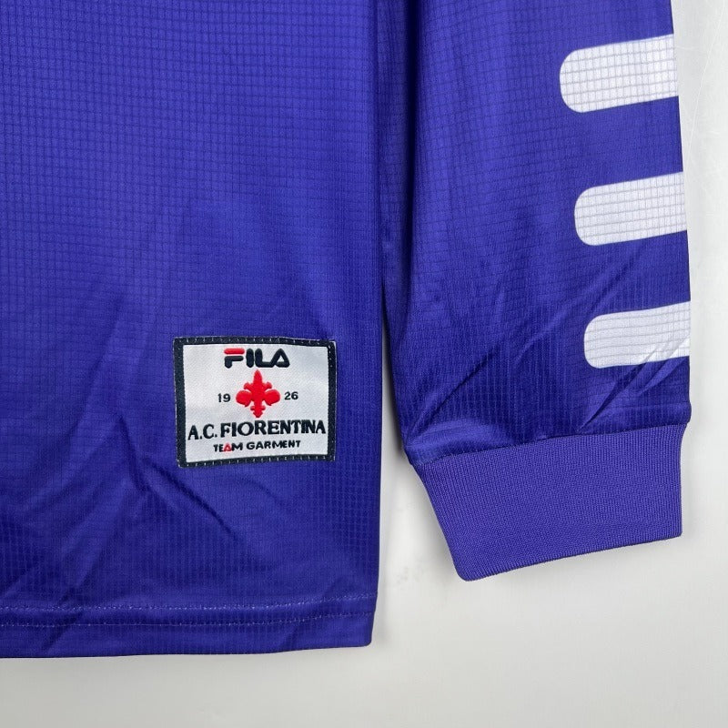 Retro ACF Fiorentina 1998 home Long Sleeve
