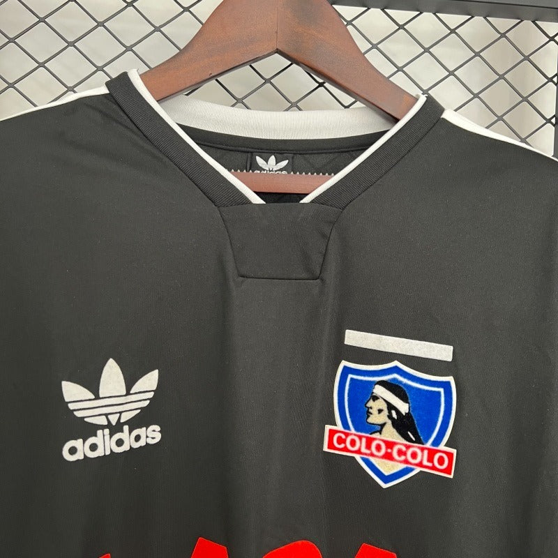 Retro Colo-Colo 1991 black Long sleeves
