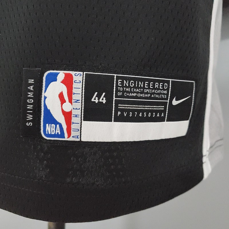LEONARD#2 Spurs Black NBA Jersey