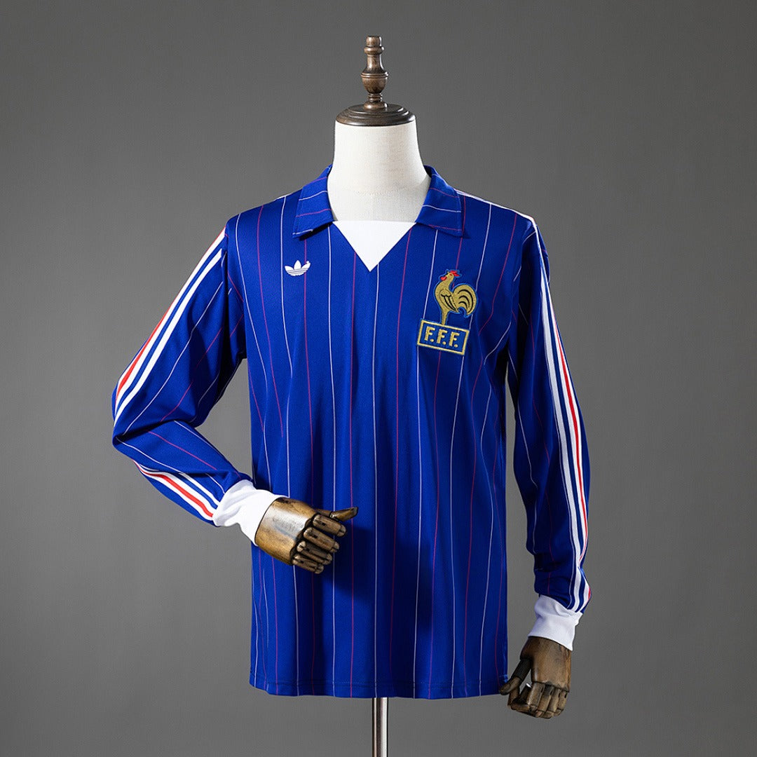 France national 1980/1982 Home Long Sleeve Retro