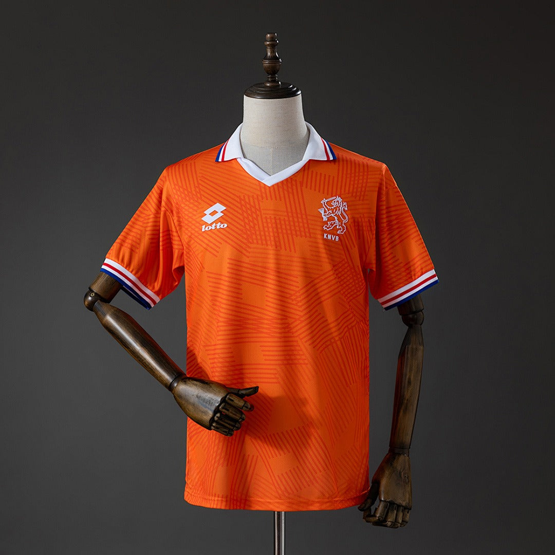 Maillot Rétro Domicile de l'Équipe Nationale des Pays-Bas 1988