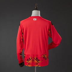 Japan Nationalmannschaft 2026 Heim Fan-Langarmshirt