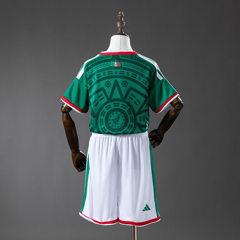 Kid Size Mexico national 2026 Home - WCFOOTBALLSUIT