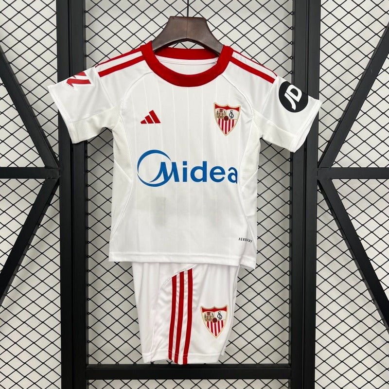 Kids Sevilla FC 2025 - 2026 home - WCFOOTBALLSUIT