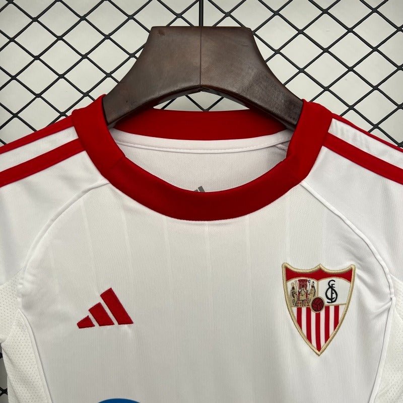 Kids Sevilla FC 2025 - 2026 home - WCFOOTBALLSUIT