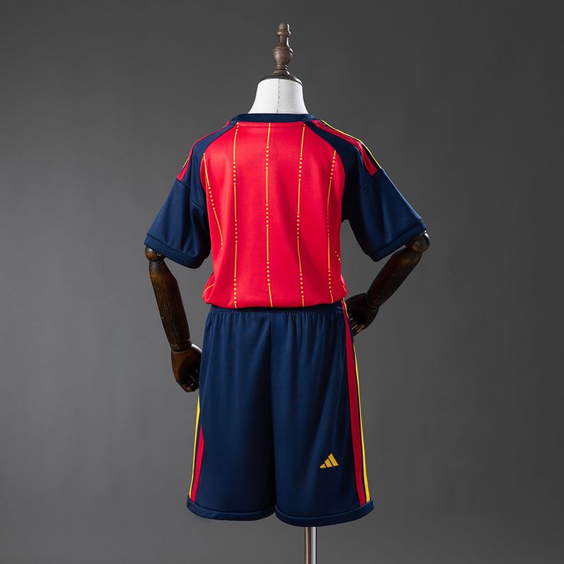 Kids Spain national 2026 home Fan - WCFOOTBALLSUIT