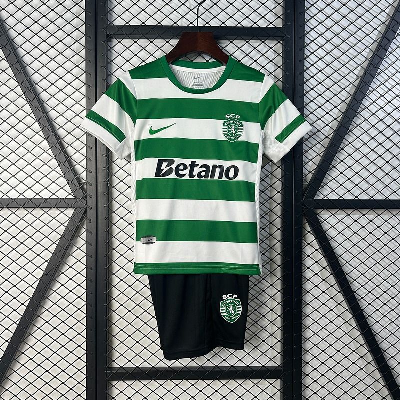Kids Sporting Lisbon 2025 - 2026 home - WCFOOTBALLSUIT