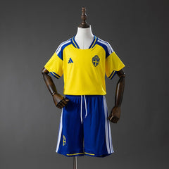 Kids Sweden national 2026 Home - WCFOOTBALLSUIT
