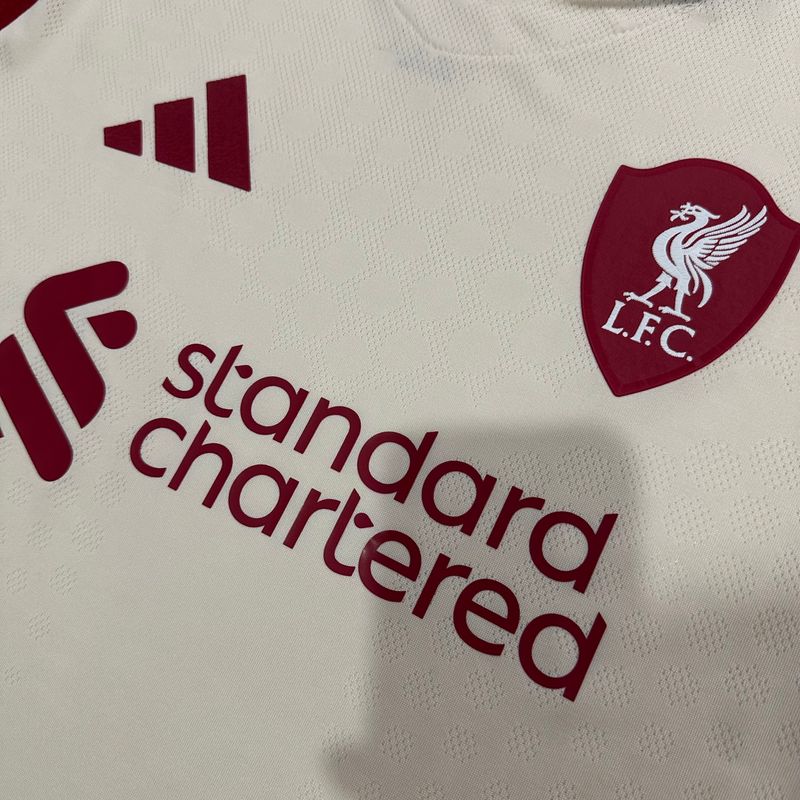 Liverpool FC 2025 - 2026 Away Long Sleeve Player - WCFOOTBALLSUIT