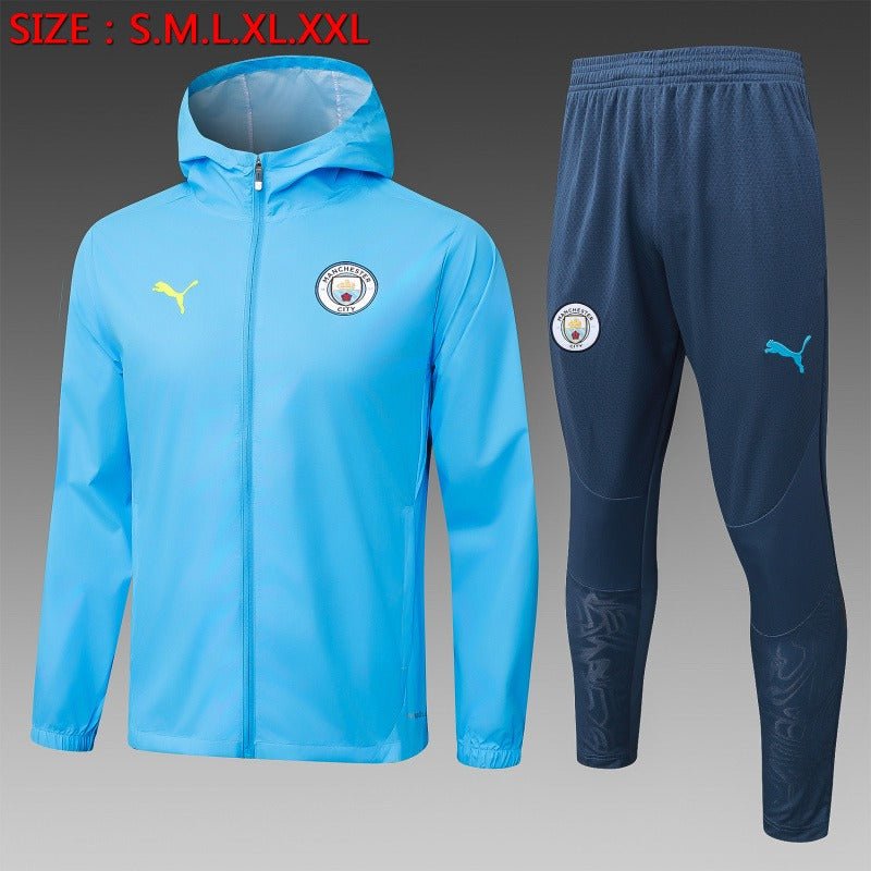 Manchester City 2024 - 2025 Hooded Set - WCFOOTBALLSUIT