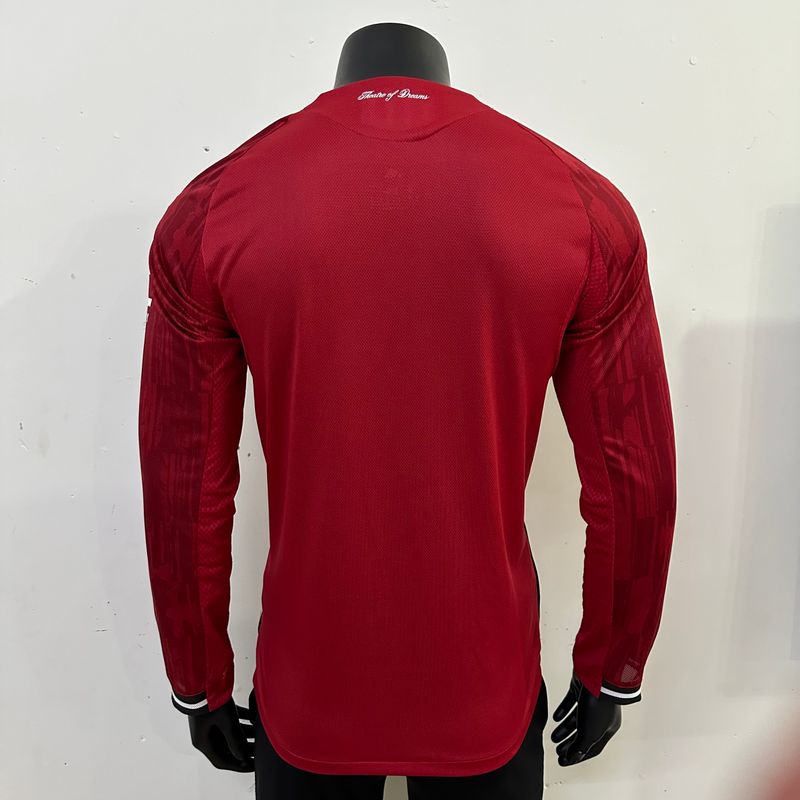 Manchester United 2025 - 2026 home long sleeve player - WCFOOTBALLSUIT