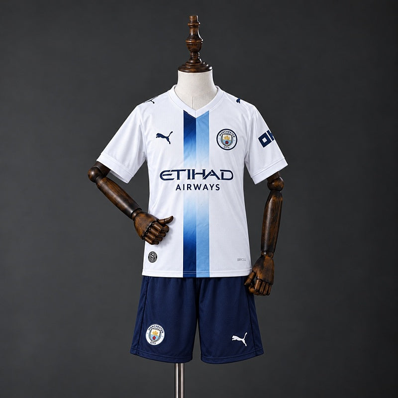 Kinder Manchester City 2025-2026 Auswärtstrikot