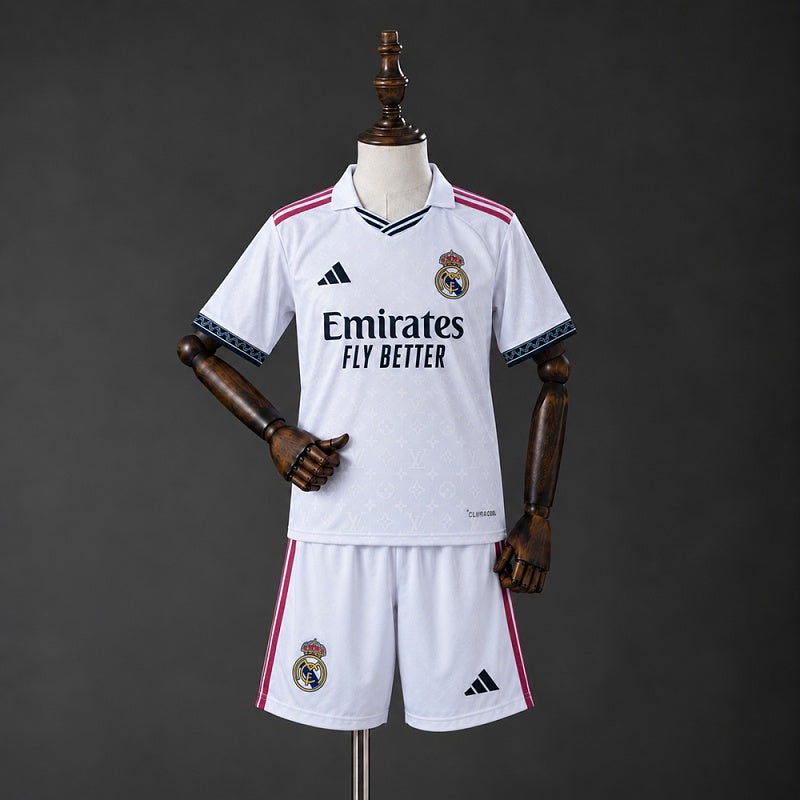 Retro Real Madrid Auswärtstrikot 2017-2018 Für Kinder