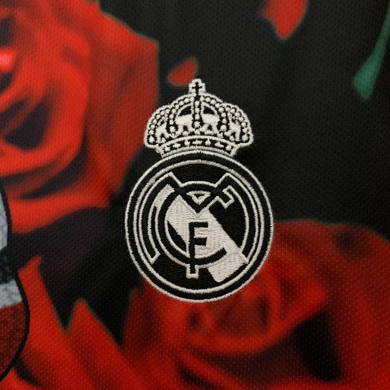 Real Madrid 2025 - 2026 red rose - WCFOOTBALLSUIT