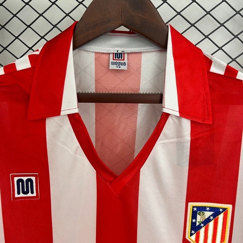 Retro Atletico Madrid 1982 - 1983 home - WCFOOTBALLSUIT