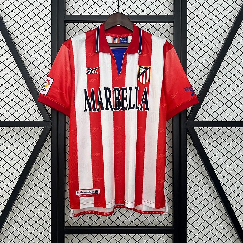 Retro Atletico Madrid 1998 - 1999 home game - WCFOOTBALLSUIT