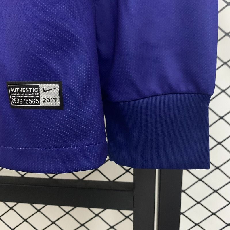 Retro FC Barcelona 2017 - 2018 home Long Sleeve - WCFOOTBALLSUIT