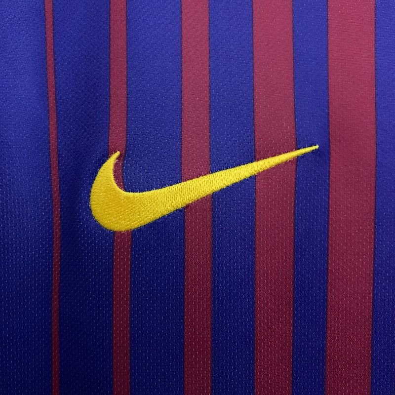 Retro FC Barcelona 2017 - 2018 home Long Sleeve - WCFOOTBALLSUIT