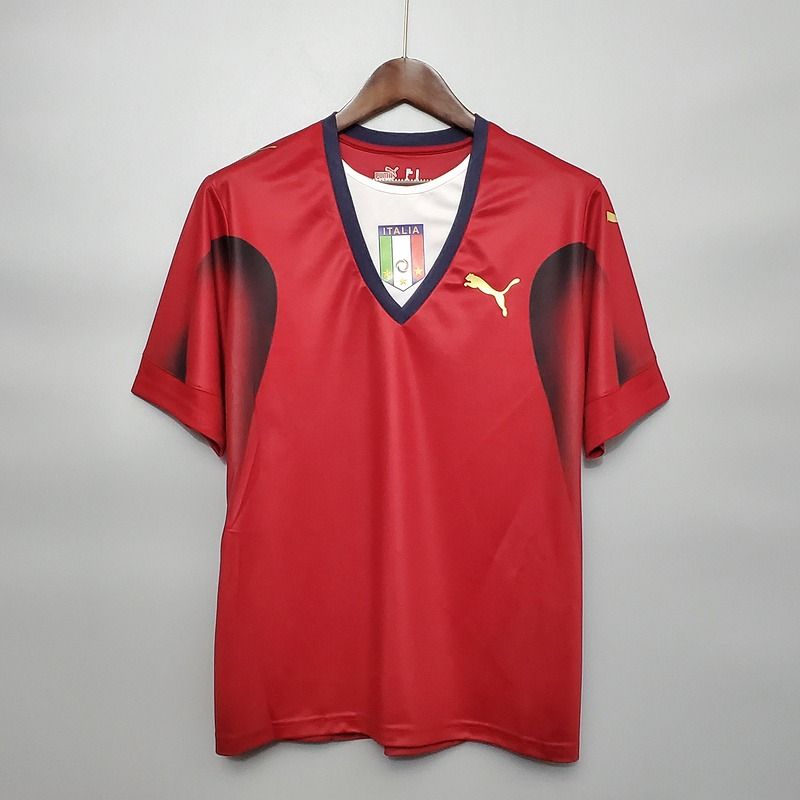 Retro Italy national 2006 red shirt - WCFOOTBALLSUIT