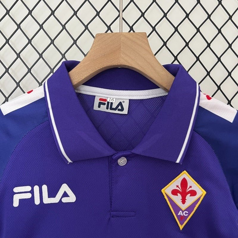 Retro Kids ACF Fiorentina 1998 home - WCFOOTBALLSUIT