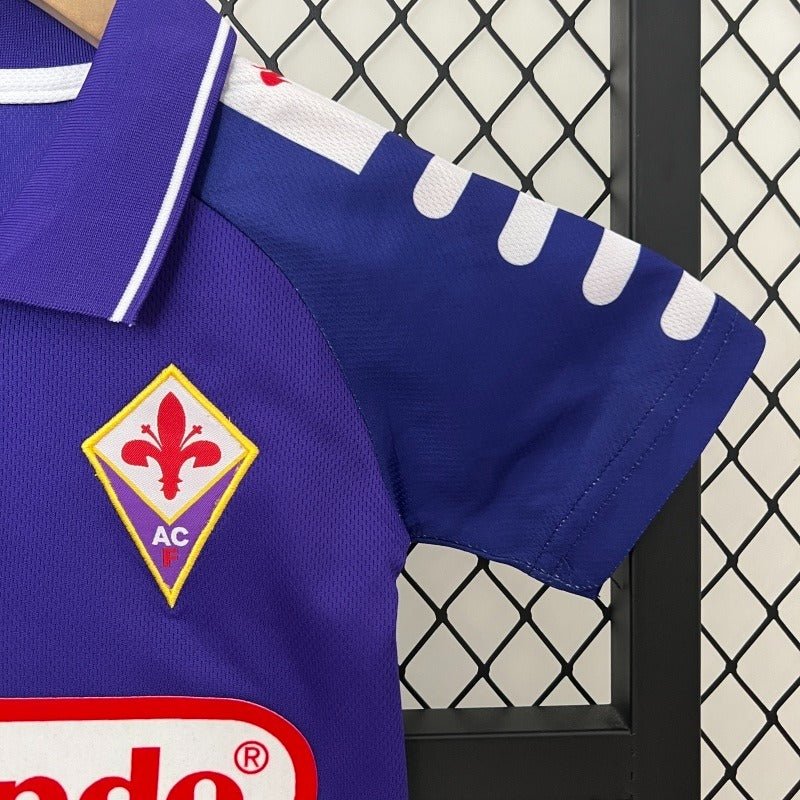 Retro Kids ACF Fiorentina 1998 home - WCFOOTBALLSUIT
