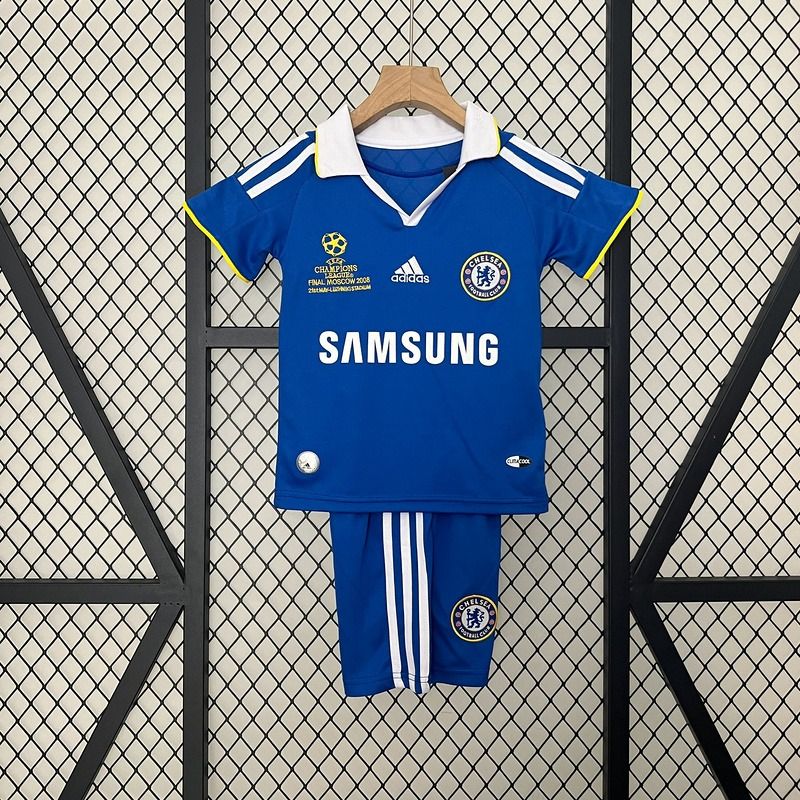 Retro Kids Chelsea FC 2008 - 2009 home ucl edition - WCFOOTBALLSUIT