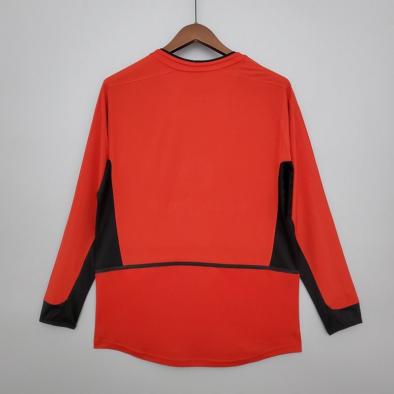 Retro Manchester United 2002 - 2004 home Long Sleeve - WCFOOTBALLSUIT