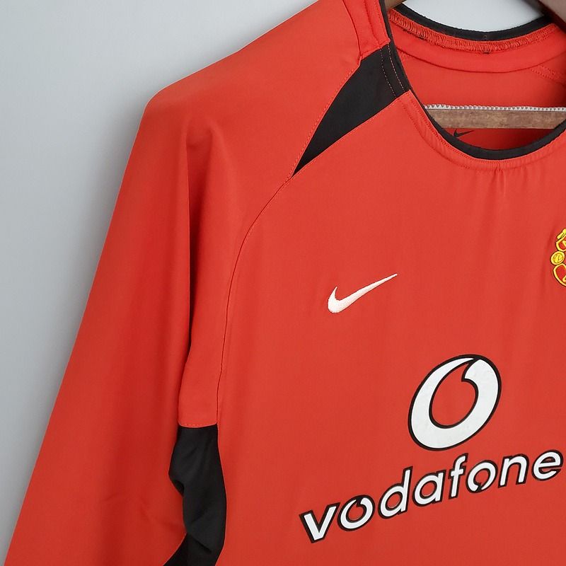 Retro Manchester United 2002 - 2004 home Long Sleeve - WCFOOTBALLSUIT