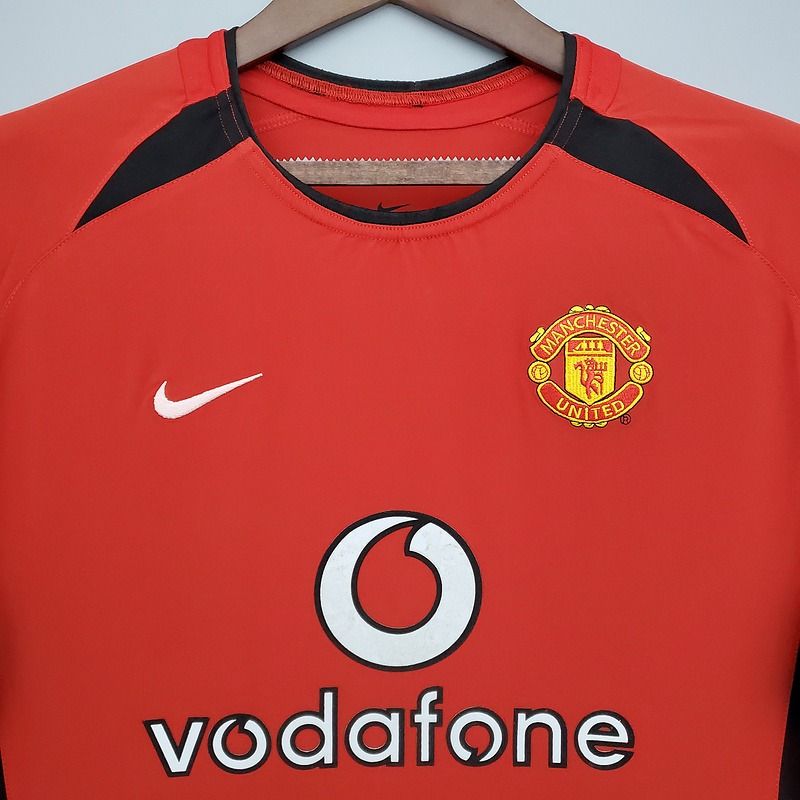 Retro Manchester United 2002 - 2004 home Long Sleeve - WCFOOTBALLSUIT